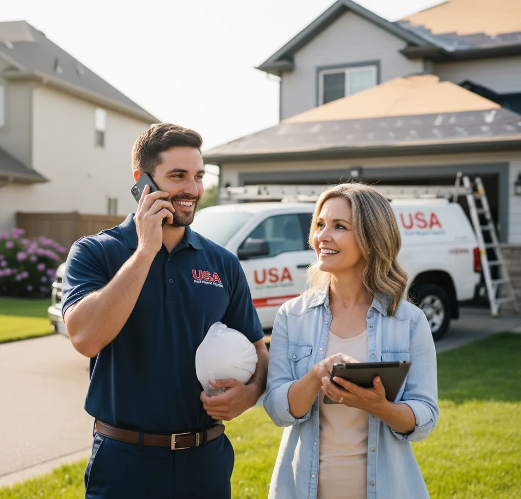 USA Roof Repair Experts customer support in Britt